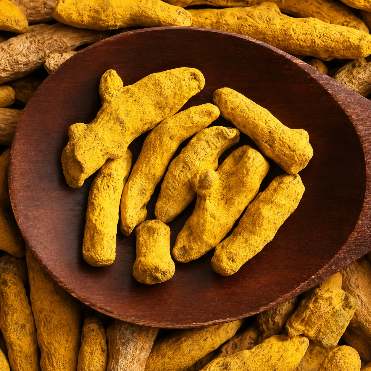 Rajapuri turmeric finger, alternate view